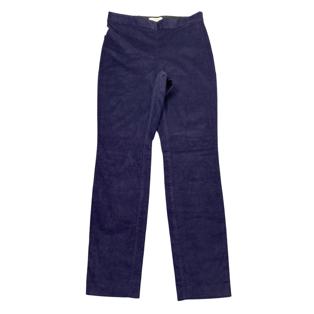Babaton Mitch Corduroy Pants 4 Royal Navy Slim Mid Rise Ankle COR1-6620-38 NWT